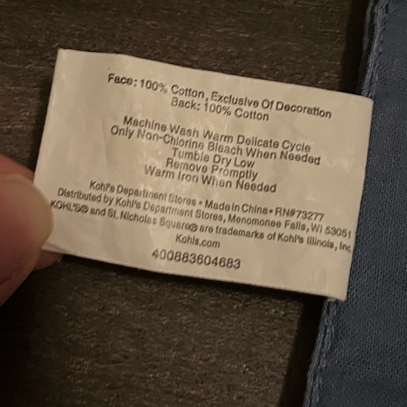 Holiday's Table Runner 100% Cotton with Snow Men and Christmas Trees - Picture 2 of 4